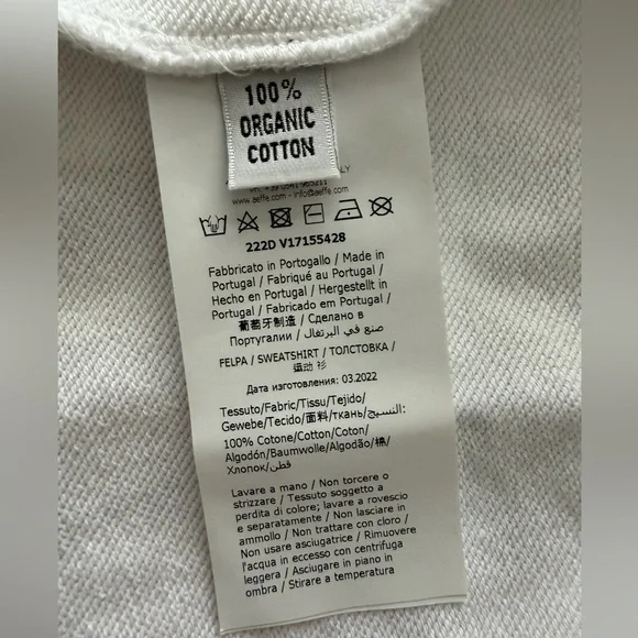 Moschino Teddy Bear White Sweatshirt Women’s Size 4 100% Cotton - Picture 5 of 6